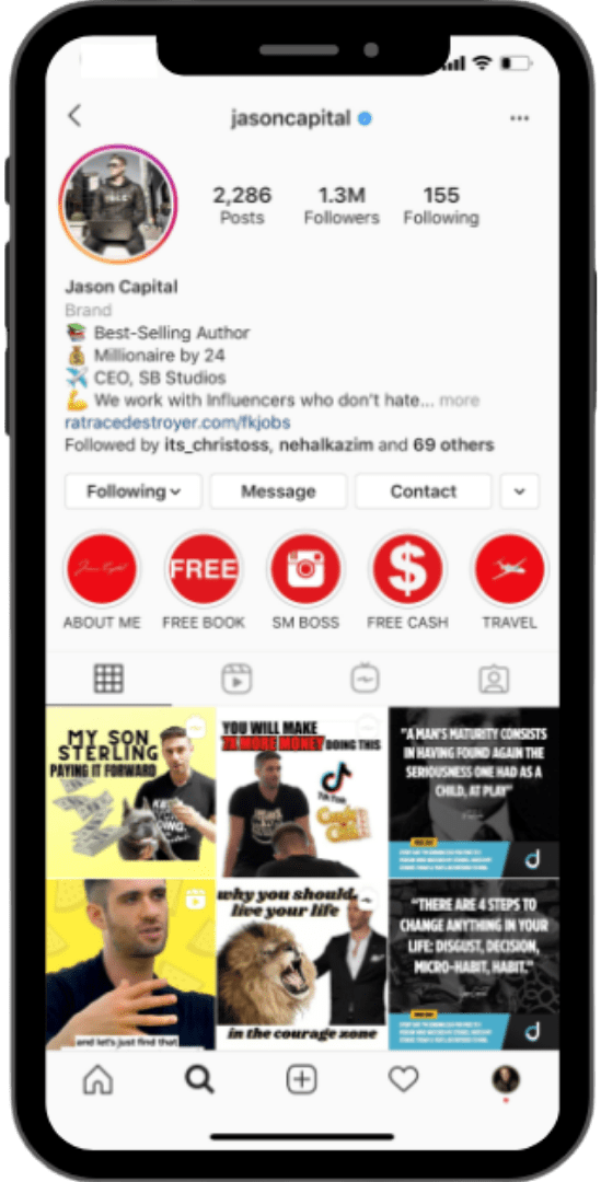 Jason Capital Instagram Followers Growing Service