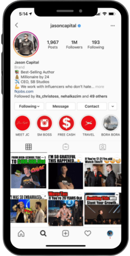Jason Capital Instagram Followers Service