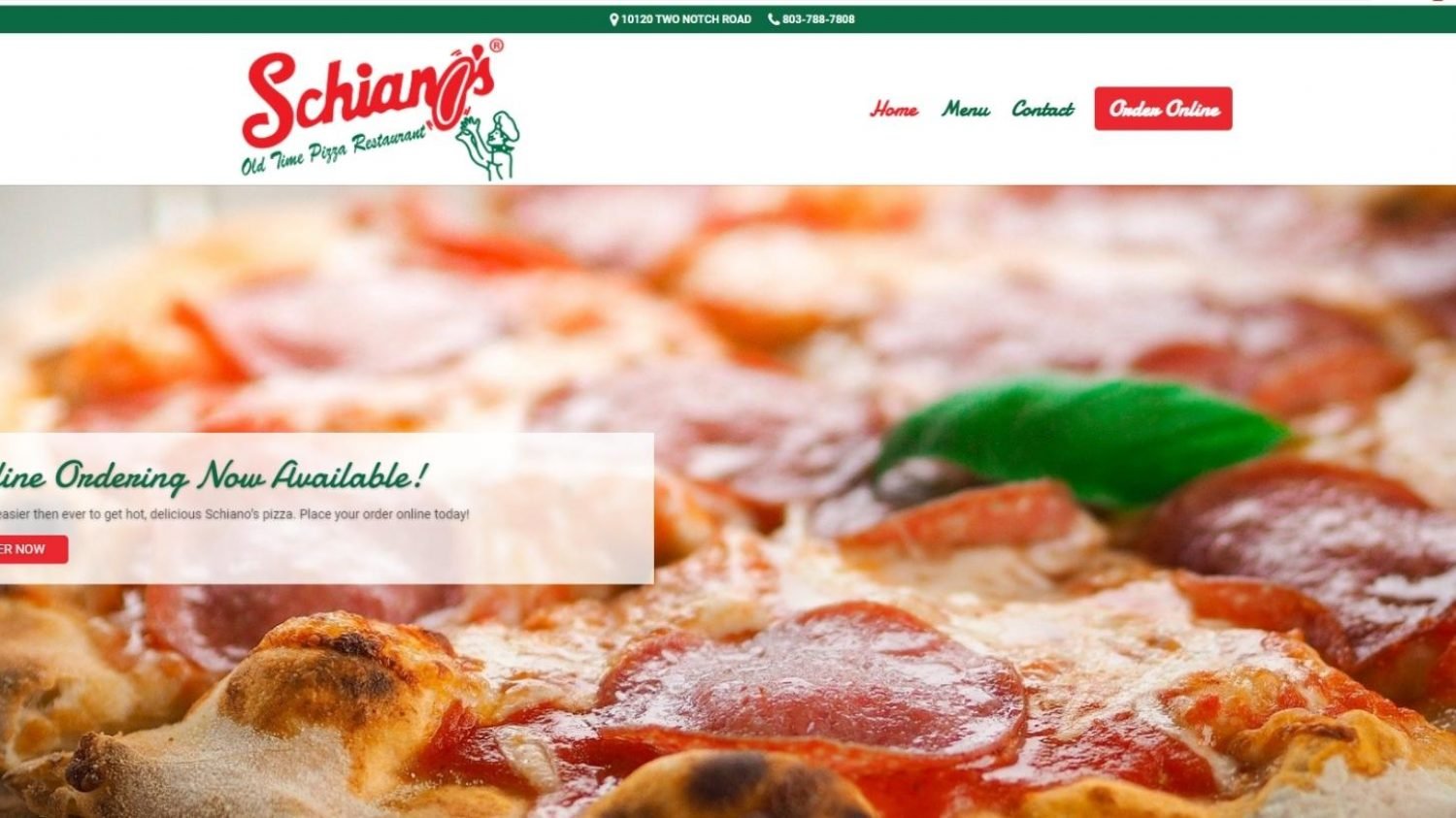 Old Time Pizza Restaurant Web Development - Privaterise