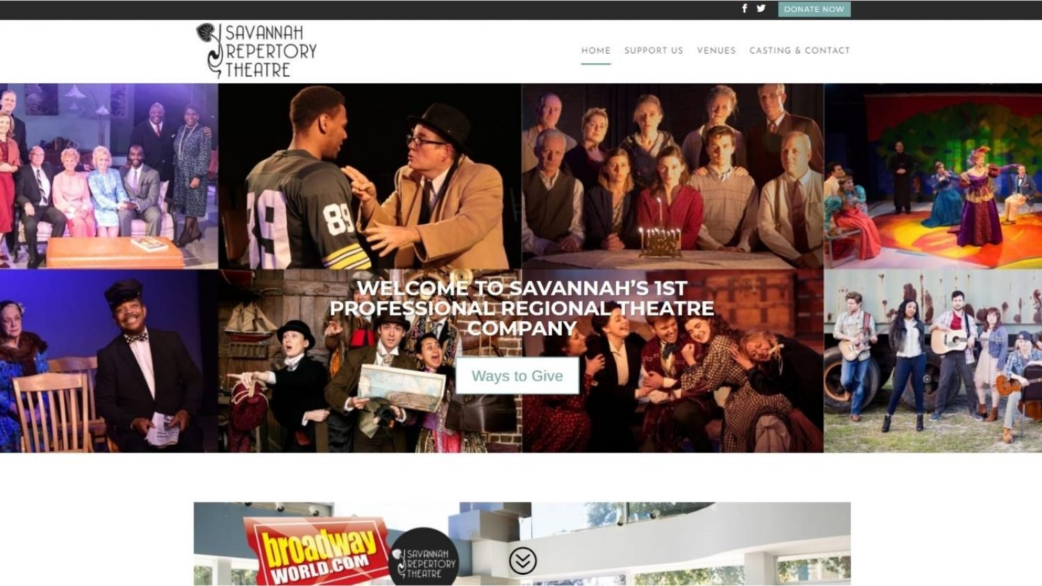 Regional Theatre Company Website Creation Service