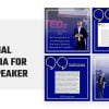 Social Media Management And Content Creation Services For A Speaker